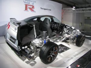 Nissan GT-R Rear Inside