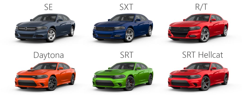 7th Generation Dodge Charger Models