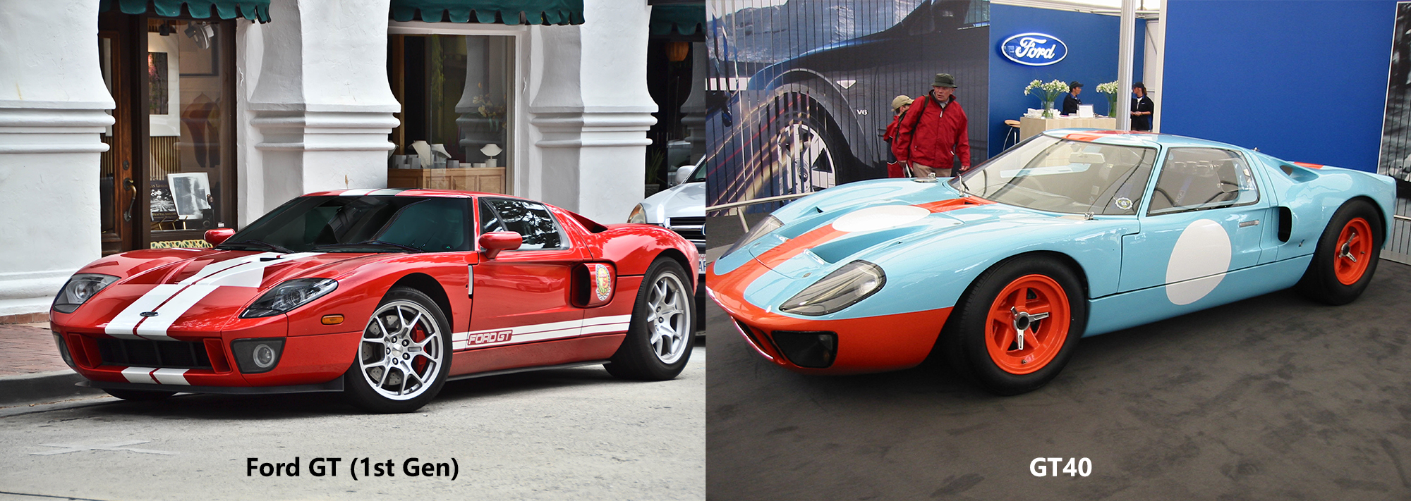 Ford GT (1st Gen) vs GT40