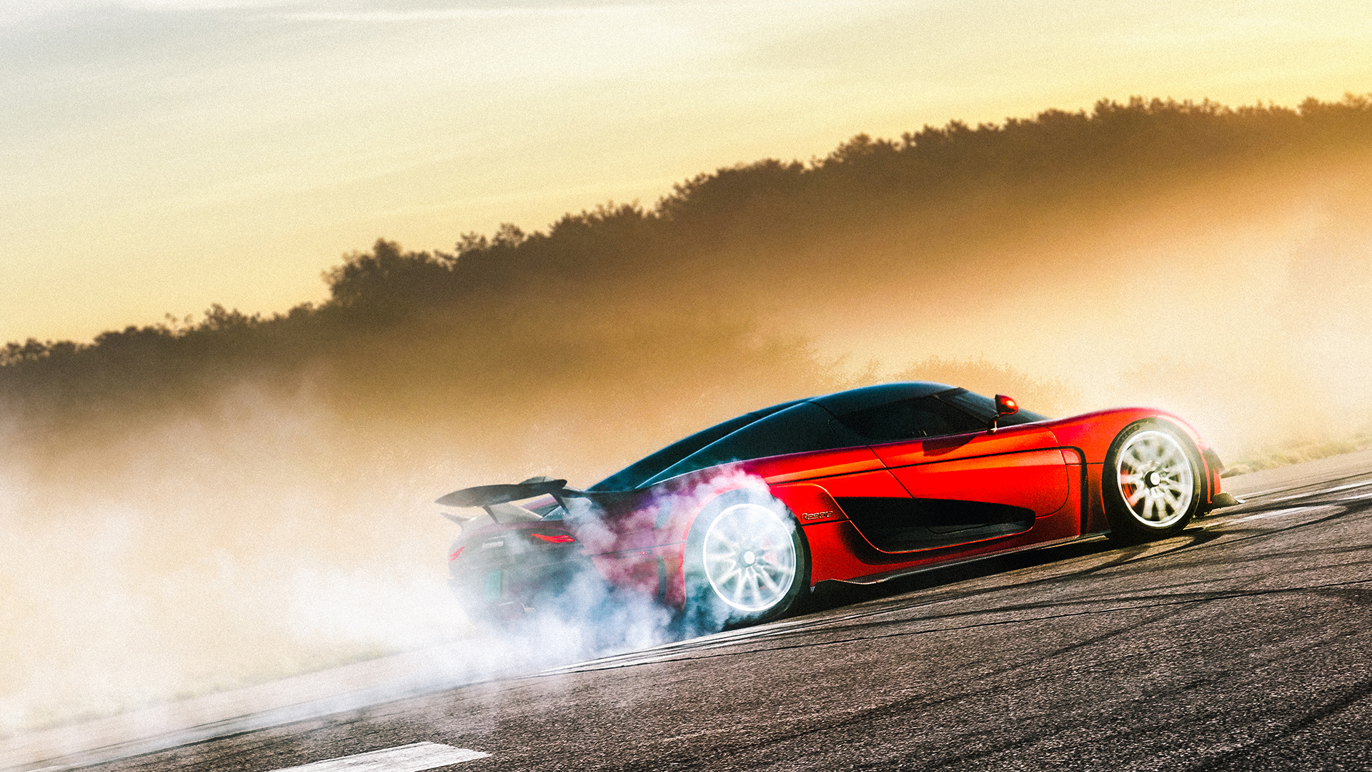 Koenigsegg Regera Burnout