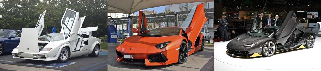 Lamborghini Countach, Aventador, Centenario